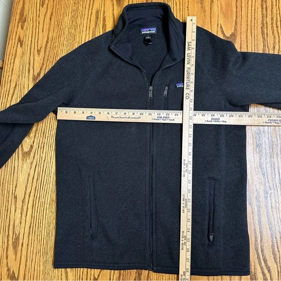 Patagonia Better Sweater Full Zip Black Fleece Jacket, Size Medium. - Picture 5 of 8